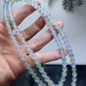 Vòng Chuỗi Hạt Đa Bảo Phỉ Thuý A 6mm 7 - araca.vn