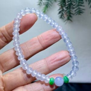 Vòng Tay Hạt Nữ Phỉ Thuý A 5 - araca.vn