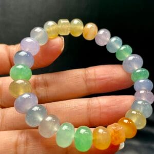 Chuỗi Đa Bảo Hạt Mix Ngẫu Nhiên Phỉ Thuý A 7 - araca.vn