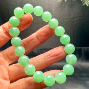 Chuỗi Hạt Phỉ Thuý A Xanh Nho 5 - araca.vn