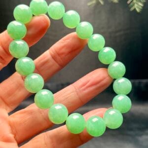 Chuỗi Hạt Phỉ Thuý A Xanh Nho 7 - araca.vn