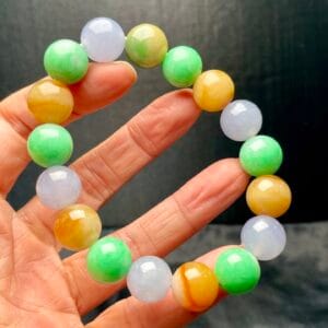Vòng Đa Bảo Phỉ Thuý A 15 - araca.vn