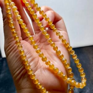 Chuỗi Hạt Vòng Cổ Phỉ Thuý A Hoàng Phỉ 5 - araca.vn