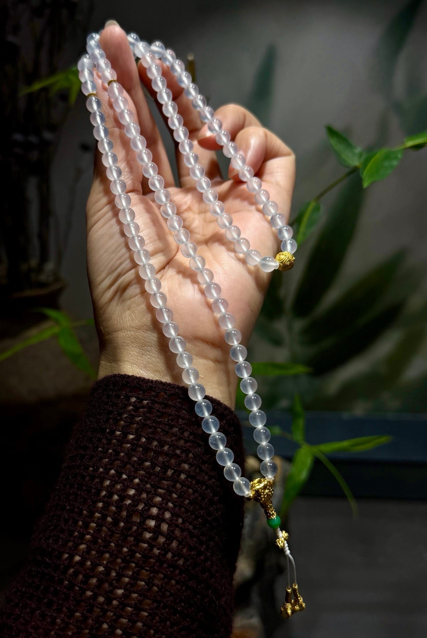 Chuỗi Vòng Cổ Phỉ Thuý A Trong Vip