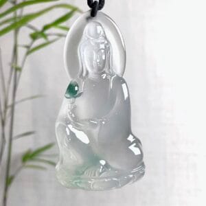 Mặt Dây Chuyền Mẹ Quan Âm Phỉ Thuý Vip A