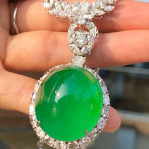 Mặt Trứng Dây Chuyền Phỉ Thuý A