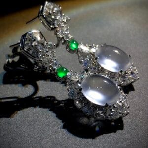 Bông Tai Phỉ Thuý A Vip