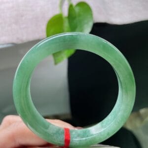 Vòng Ngọc Phỉ Thúy Type A Xanh Táo Non NI 56-57