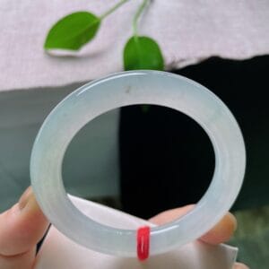 Vòng Ngọc Phỉ Thuý Type A Bạch Ngọc NI 55-56 15 - araca.vn
