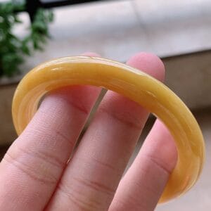 Vòng Ngọc Phỉ Thuý Type A Hoàng Phỉ NI 54-55 15 - araca.vn