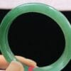 Vòng Ngọc Phỉ Thúy Type A Lam Dầu Vip NI 54-55