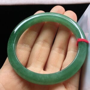 Vòng Ngọc Phỉ Thúy Type A Lam Dầu Vip NI 54-55 11 - araca.vn