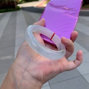 Vòng Ngọc Phỉ Thúy Type A Băng Chủng Vip NI 56 37 - araca.vn