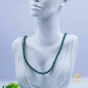 Chuỗi Vòng Cổ Ngọc Cẩm Thạch Lam Ngọc tại Araca