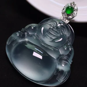 Mặt phỉ thuý thần tài lão khanh chủng.